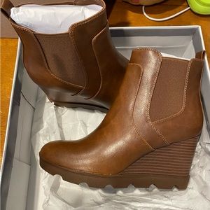 NWT Brown Booties